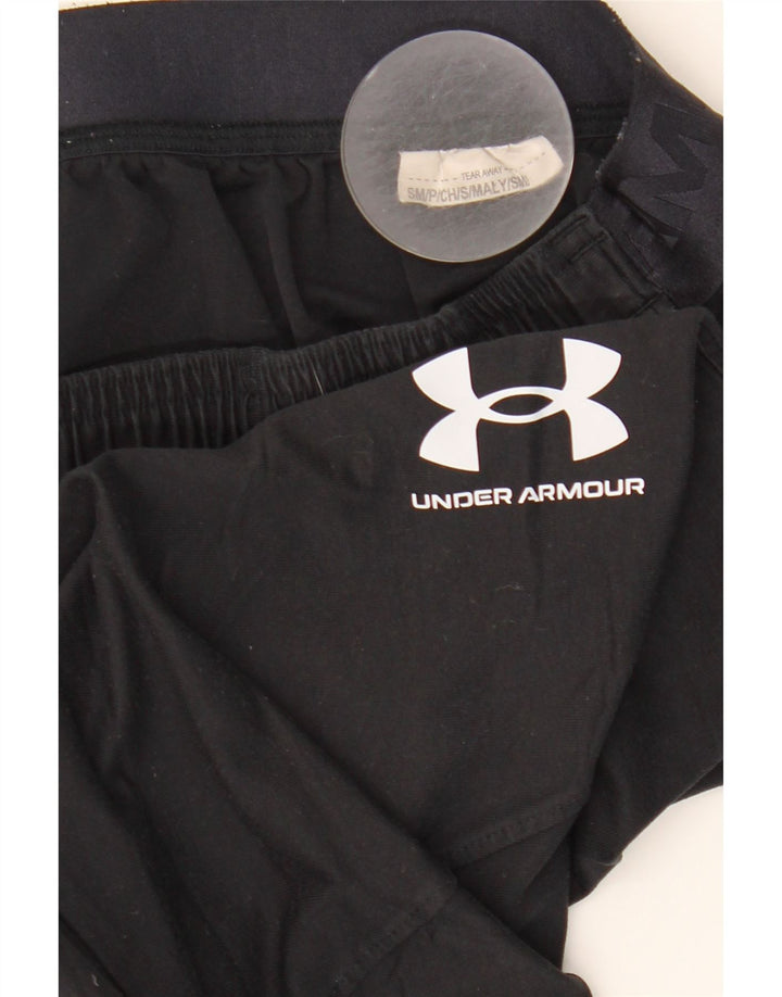 Leggings gráficas femininas UNDER ARMOUR UK 10 pequeno bloco colorido preto
