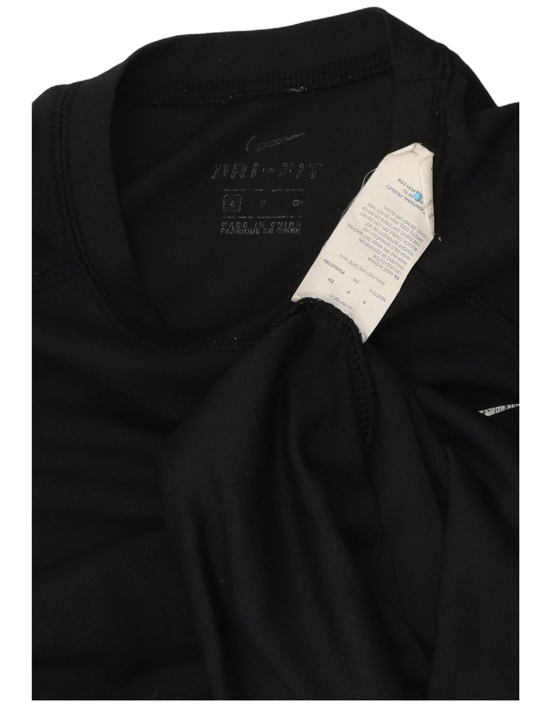 Camiseta Nike Masculina Dri Fit Top Pequeno Poliéster Preto