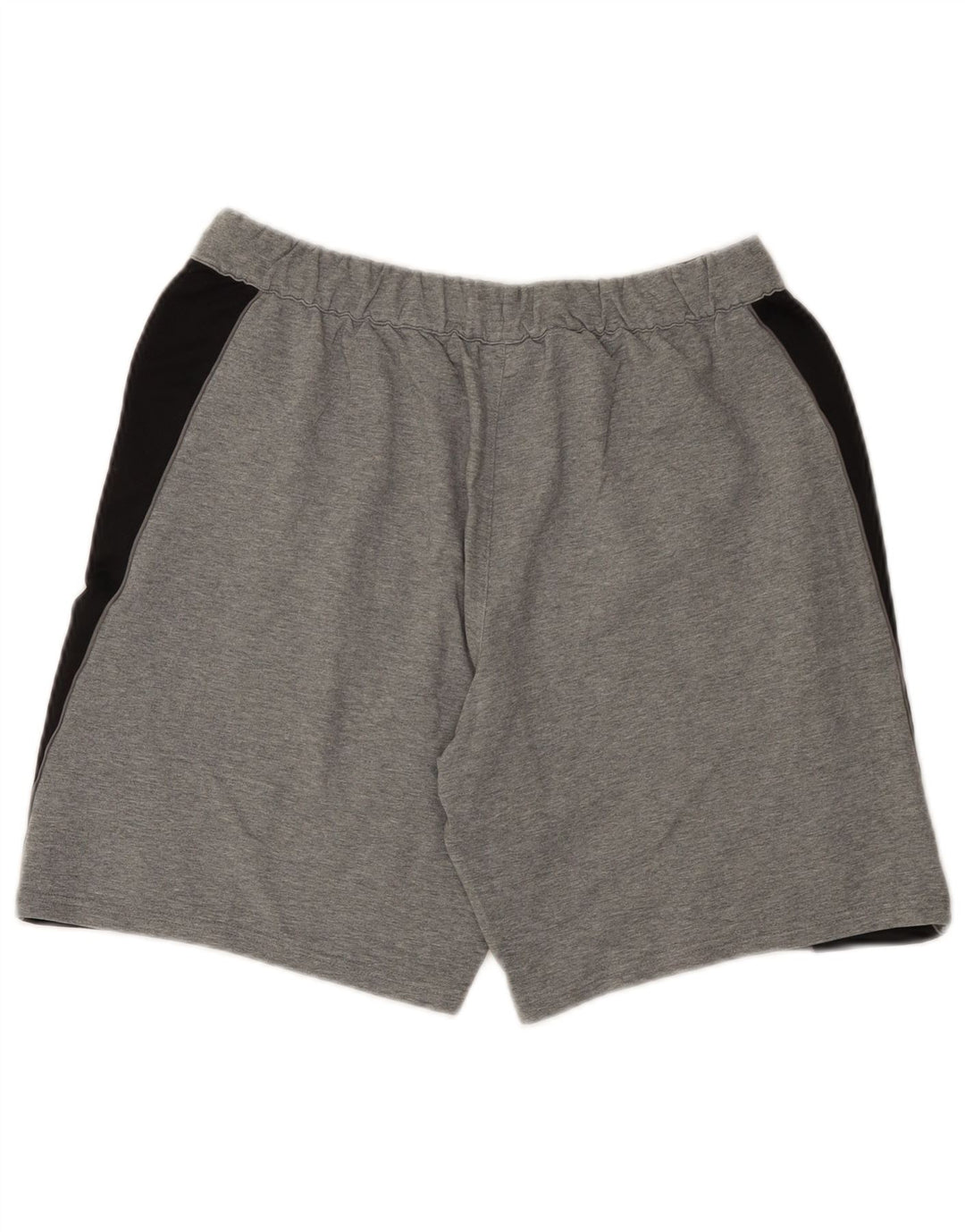 Shorts esportivos masculinos Puma médio cinza colorblock algodão