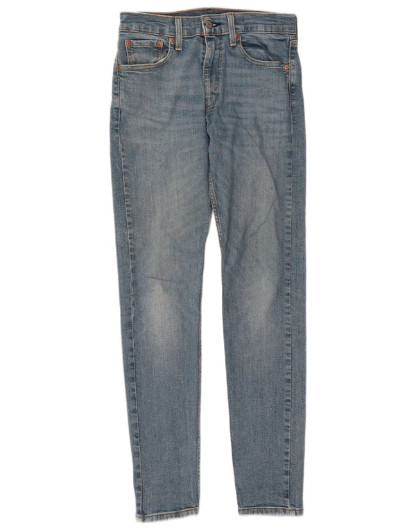 Calça jeans feminina Levi's 512 Slim Tapered W30 L31 azul algodão
