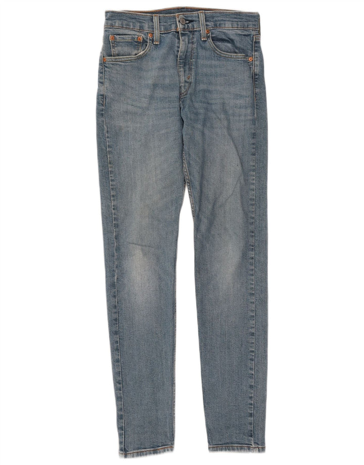 Calça jeans feminina Levi's 512 Slim Tapered W30 L31 azul algodão