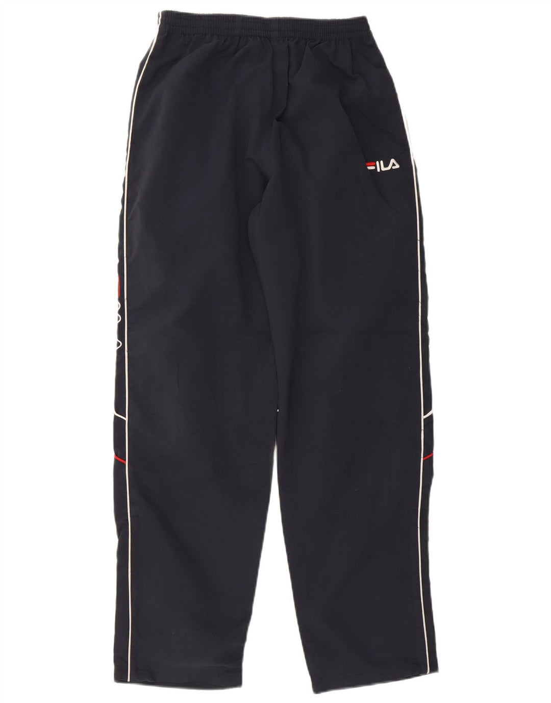 Calça de treino masculina Fila pequena azul marinho poliéster