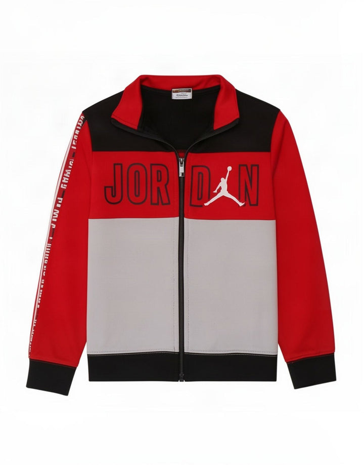 Jaqueta Jordan Boys Graphic Tracksuit Top 5-6 Anos Médio Vermelho Colorblock