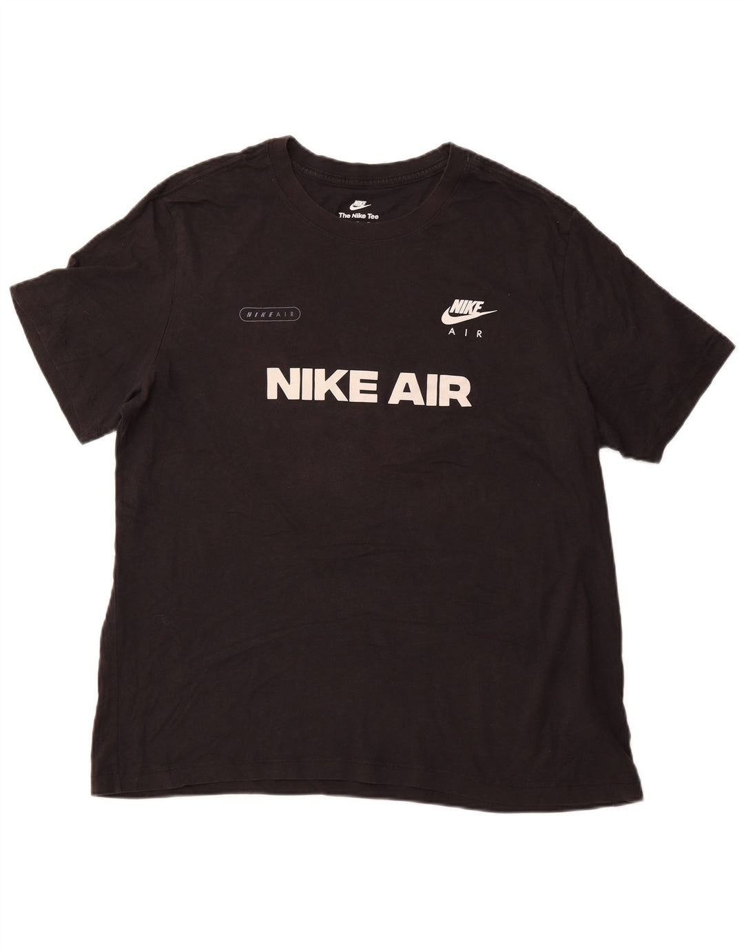 Camiseta gráfica masculina NIKE Top XL preto algodão esportivo