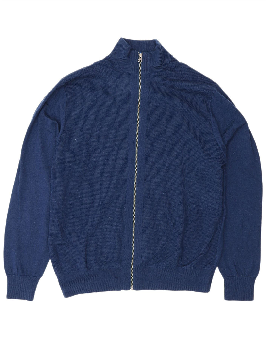 Suéter cardigã feminino Boden Reino Unido 21 2XL lã azul marinho