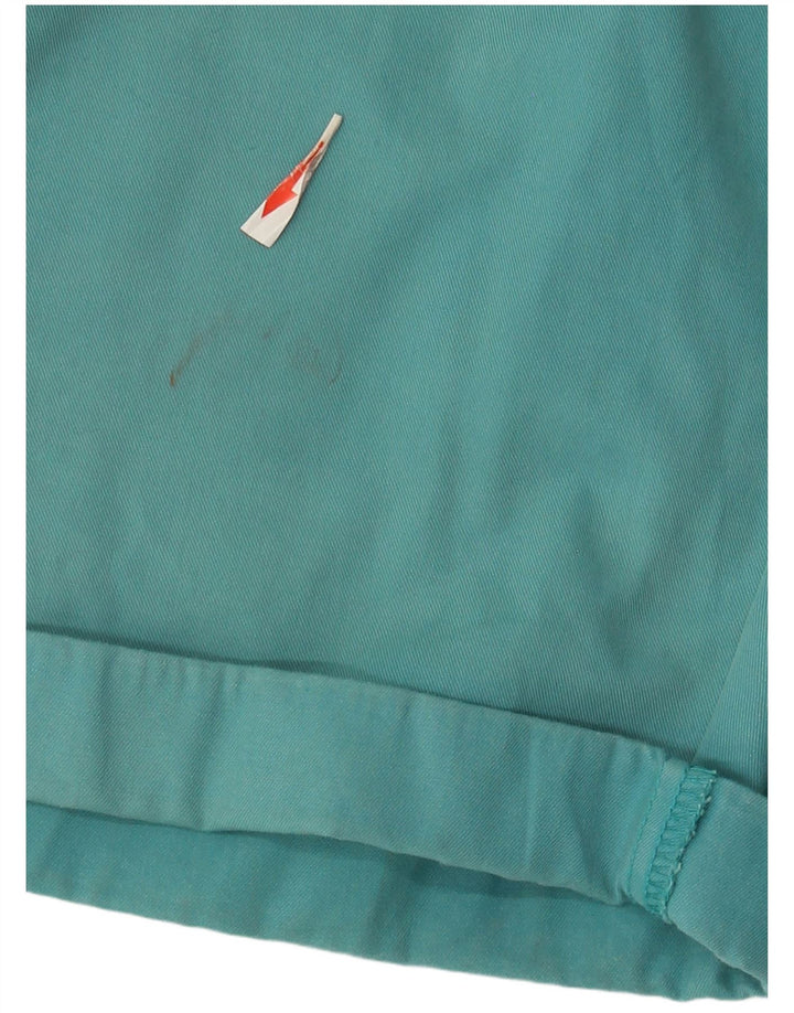 Tommy Hilfiger Mens Chino Shorts W32 Médio Turquesa Algodão