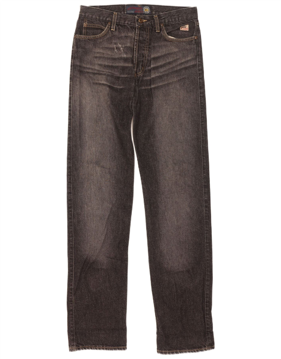 Calça jeans reta masculina Roy Rogers W32 L35 algodão cinza