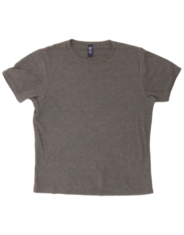 Camiseta masculina Gap Top XL algodão cinza