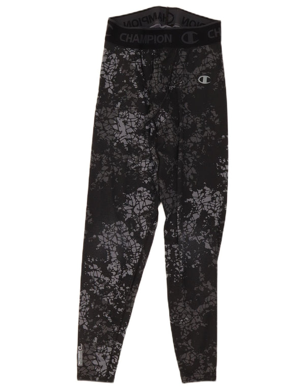 Leggings masculinas Champion Performance Graphic pequenas camufladas cinza
