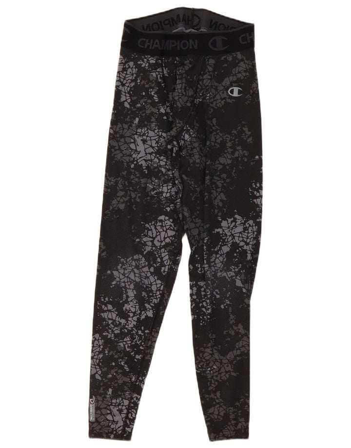 Leggings masculinas Champion Performance Graphic pequenas camufladas cinza