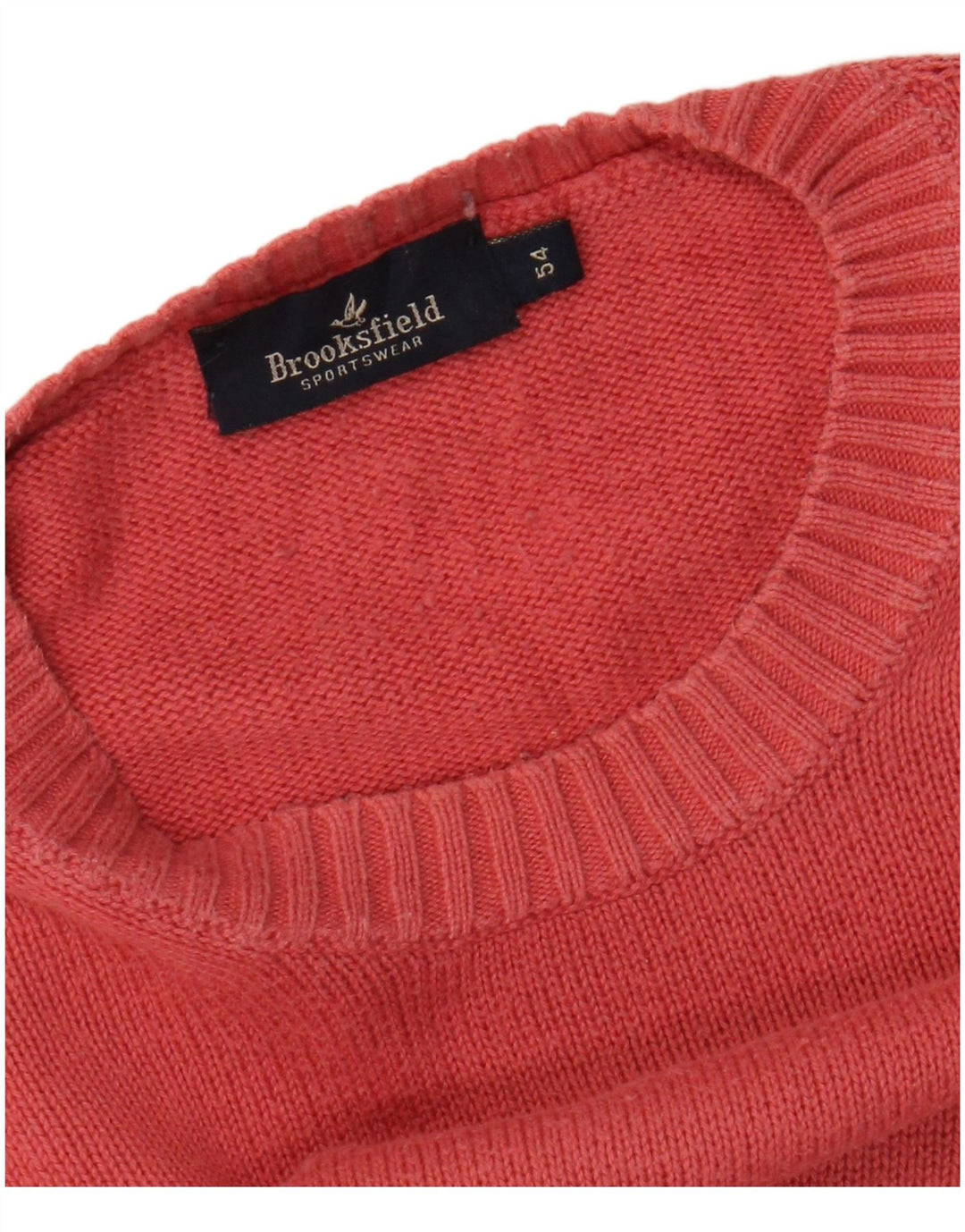 Suéter masculino Brooksfield com gola redonda IT 54 XL rosa