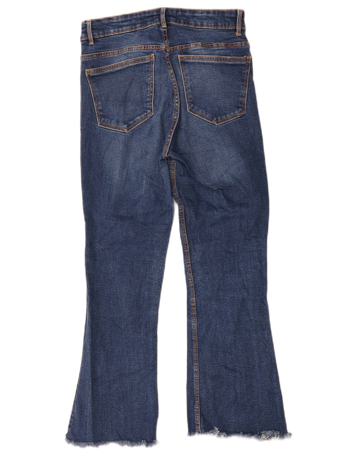 Calça jeans feminina Zara Bootcut EU 36 XS W26 L23 azul