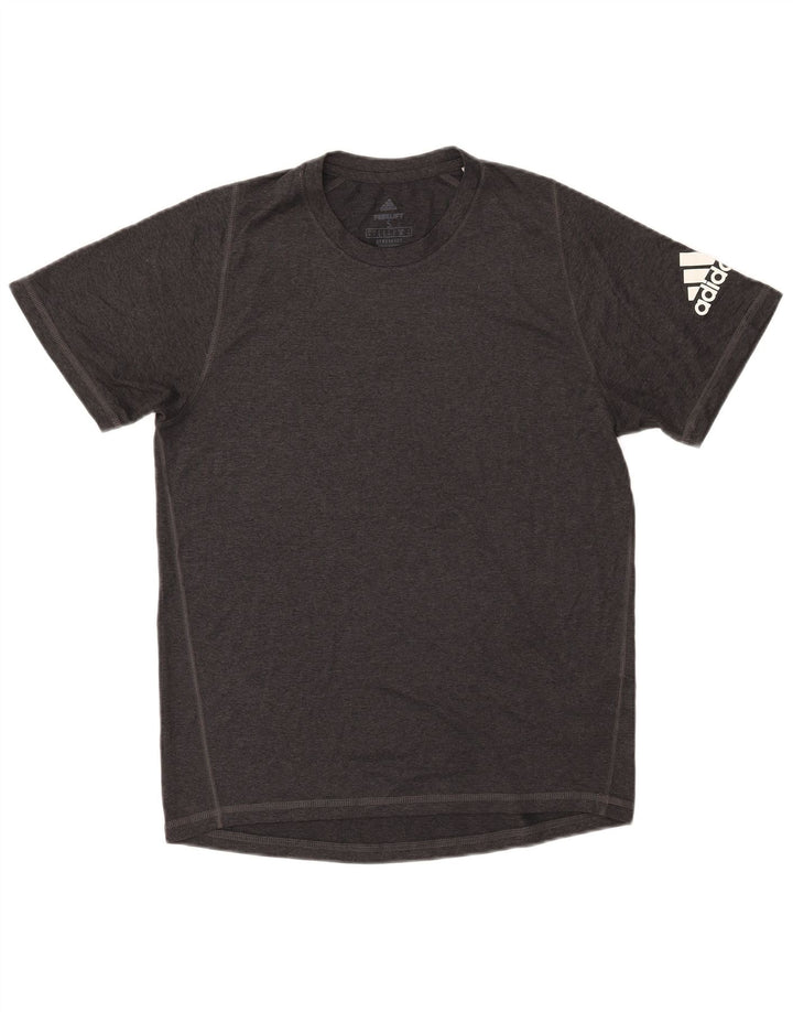 Camiseta Adidas Masculina Aeroready Graphic Top Pequeno Poliéster Cinza