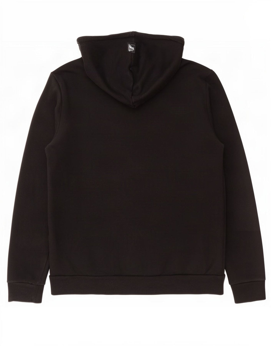 Suéter Puma masculino com capuz e zíper médio preto algodão