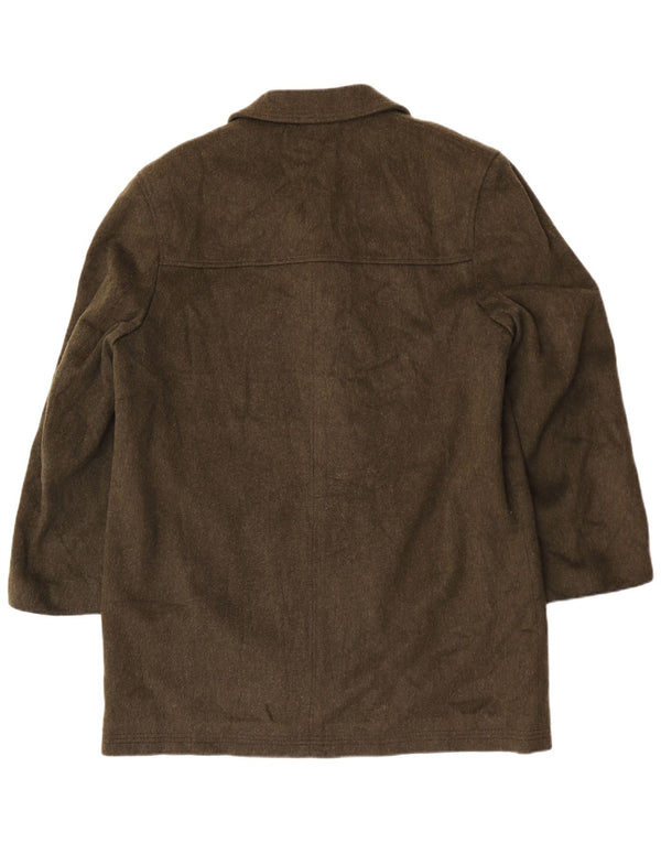 Sobretudo masculino Rehbochloden EU 52 XL lã cáqui