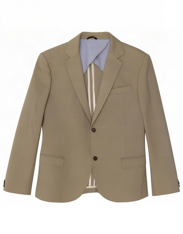 Daniele Alessandrini Mens 2 Button Blazer Jacket UK 40 Large Grey Cotton