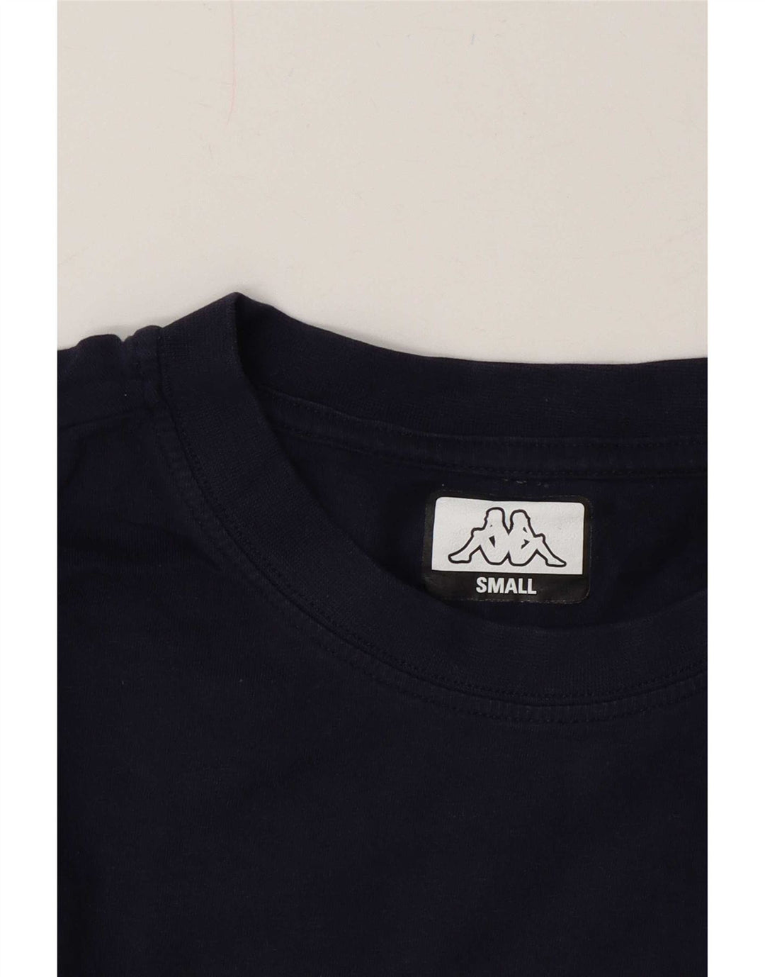 Camiseta gráfica masculina Kappa Top pequeno azul marinho