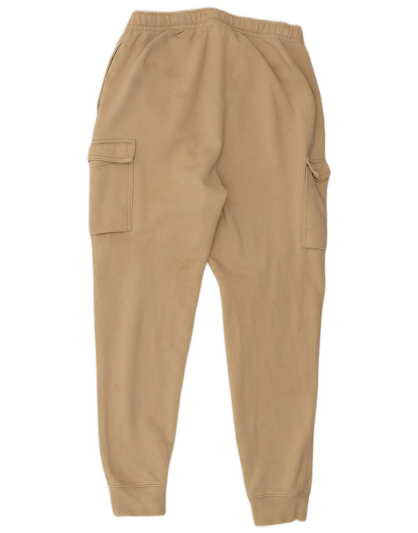 Nike Mens Cargo Calças de treino Joggers Médio Bege Algodão