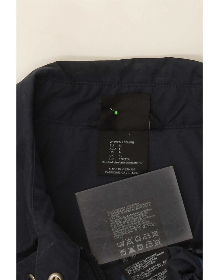 Jaqueta utilitária feminina Jack Wolfskin Reino Unido 12 poliéster azul marinho médio
