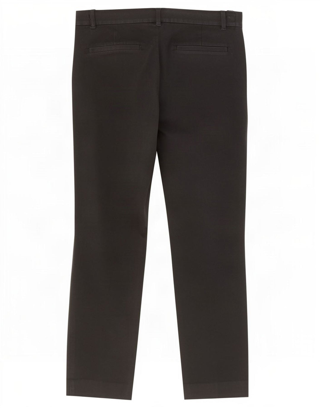 Calça feminina cortada slim da Gap EUA 8 médio W30 L25 algodão preto