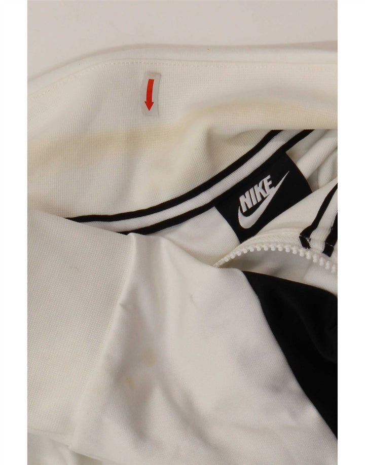 Jaqueta Nike Mens Graphic Tracksuit Top Médio Branco Colorblock Poliéster