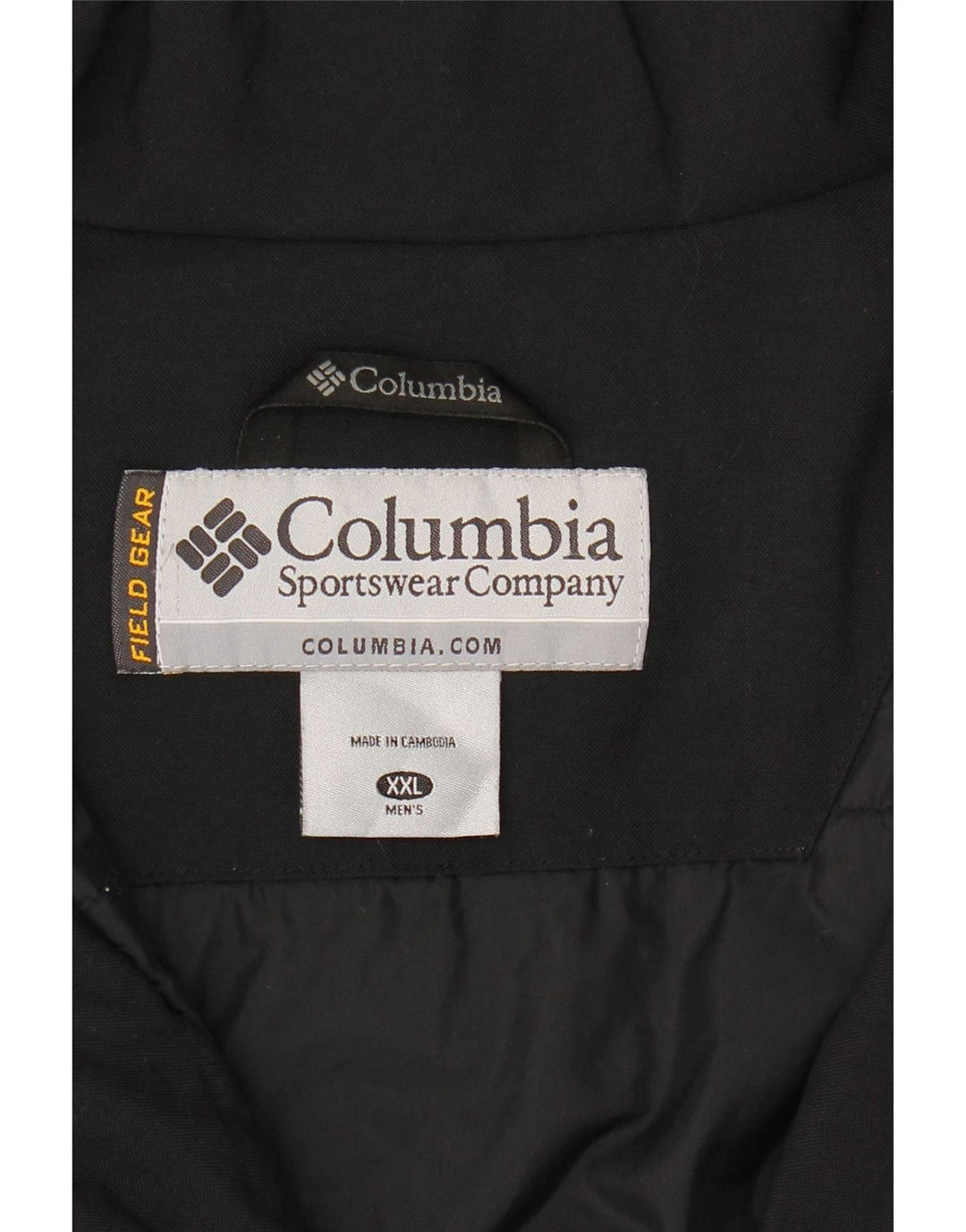 Jaqueta utilitária masculina Columbia UK 44 2XL nylon preto