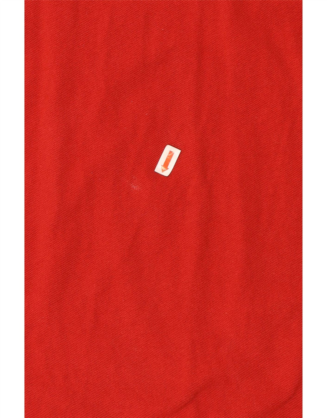 Camisa polo masculina TRUSSARDI grande algodão vermelho