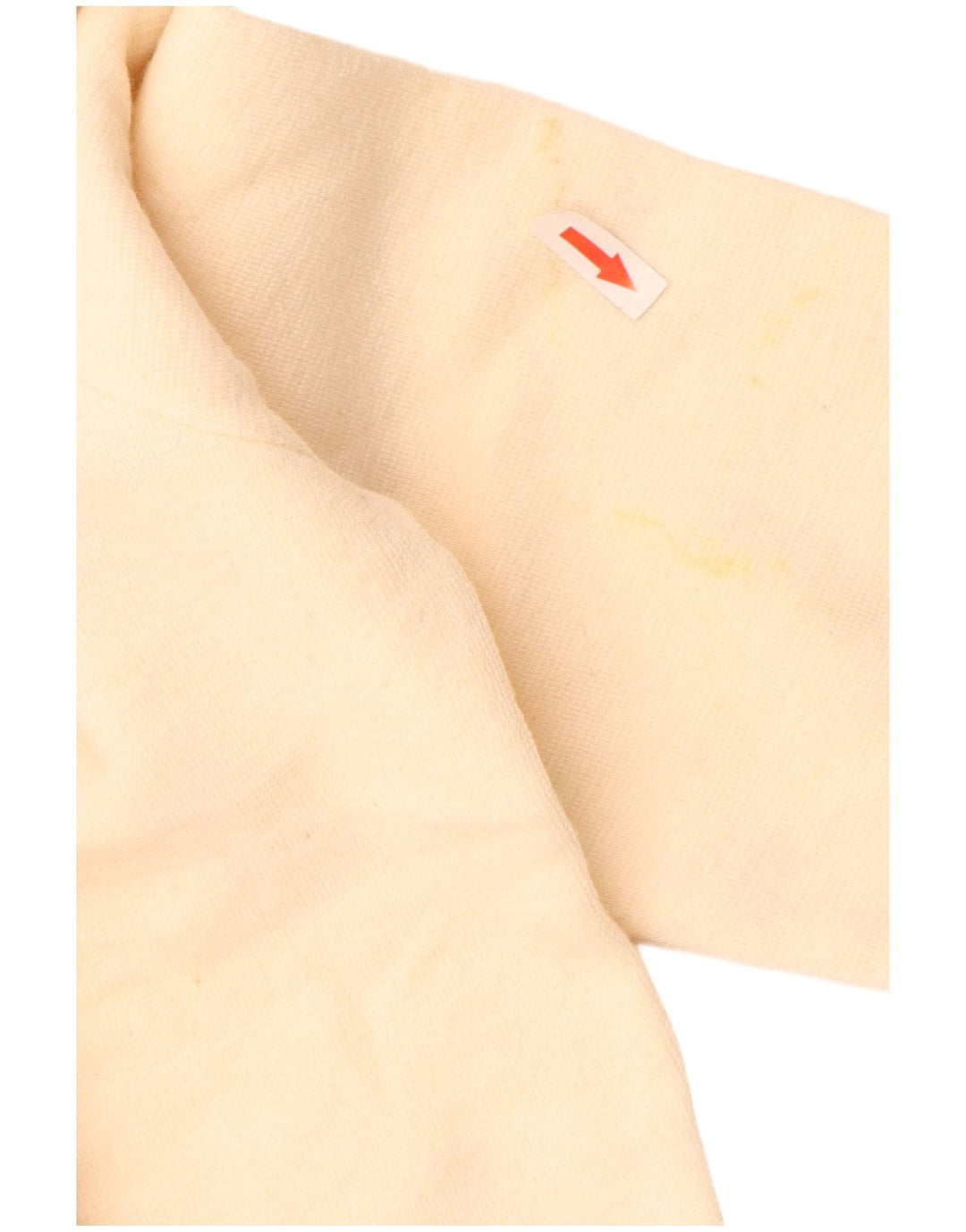 Zara Suéter masculino com gola redonda, grande acrílico bege