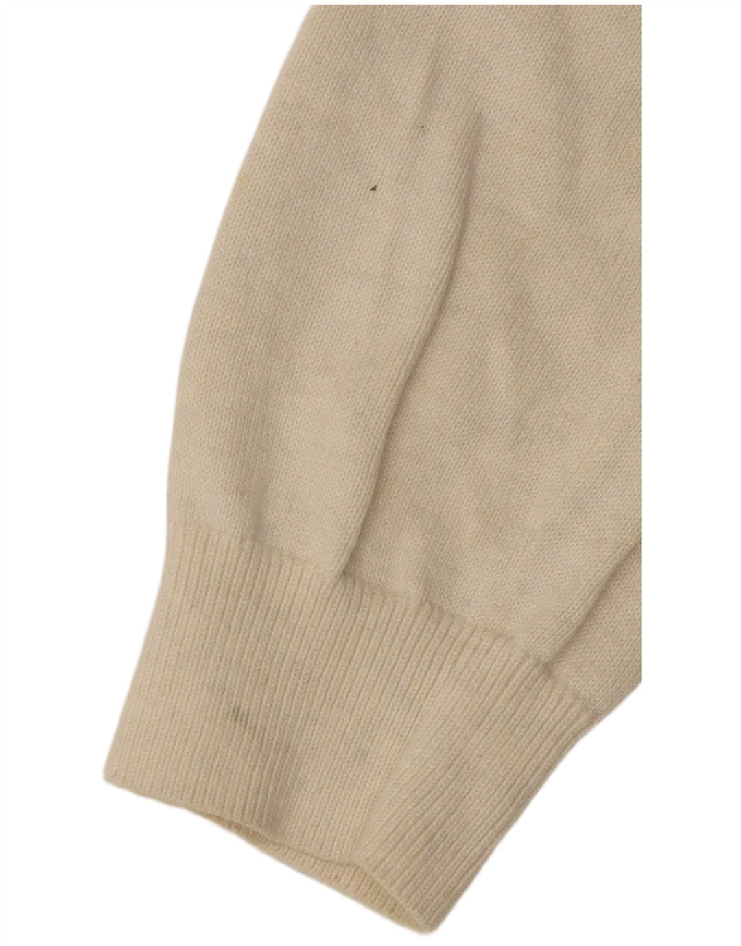 Suéter masculino TOMMY HILFIGER com zíper e gola grande de algodão branco