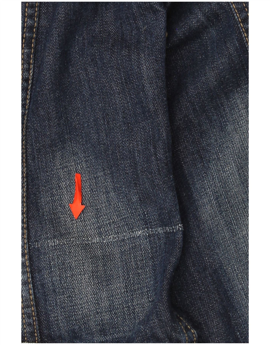 Jaqueta jeans feminina Gas UK 12 algodão azul marinho médio