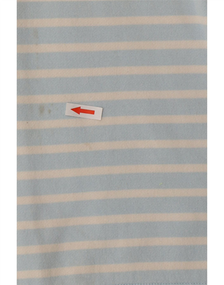 Crew Clothing moletom feminino jumper UK 12 listrado azul médio