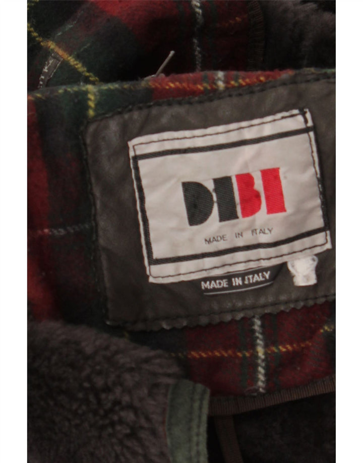 Jaqueta masculina Dibi Shearling UK 40 grande verde