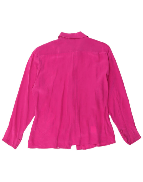 Pancaldi & B Blusa feminina camisa EUA 0 XS rosa
