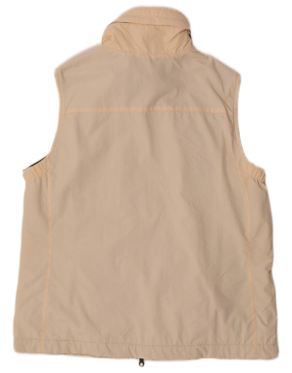 Think Pink Feminino Oversized Reversível Gilet IT 40 Pequeno Bege Poliamida