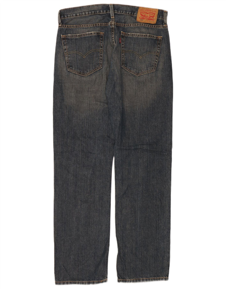 Levi's Masculino 559 Straight Jeans W34 L32 Azul Algodão