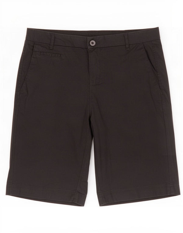 Shorts Chino Feminino Benetton UK 10 Pequeno W30 Preto