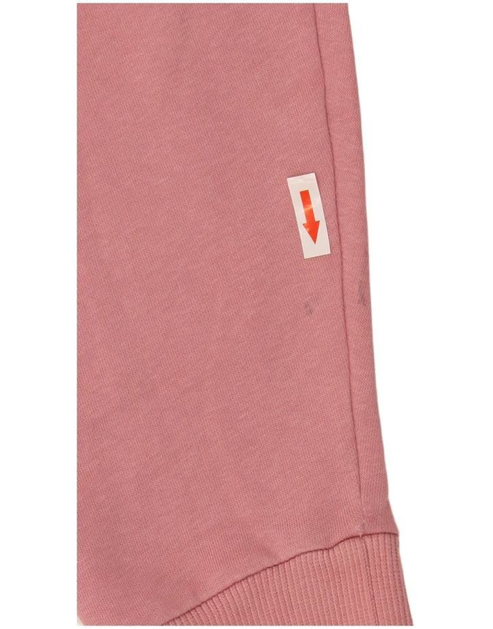 Puma Mens Graphic Hoodie Jumper Médio Rosa