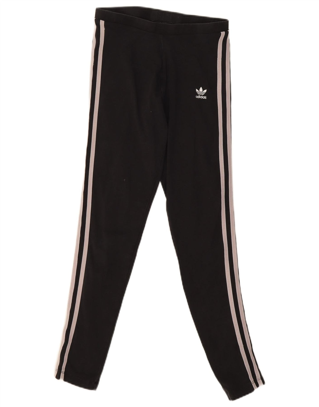 Leggings Adidas Femininas UK 8 Pequenas Algodão Preto