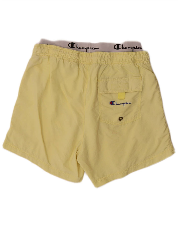 Shorts de natação masculino Champion Graphic grande poliamida amarela