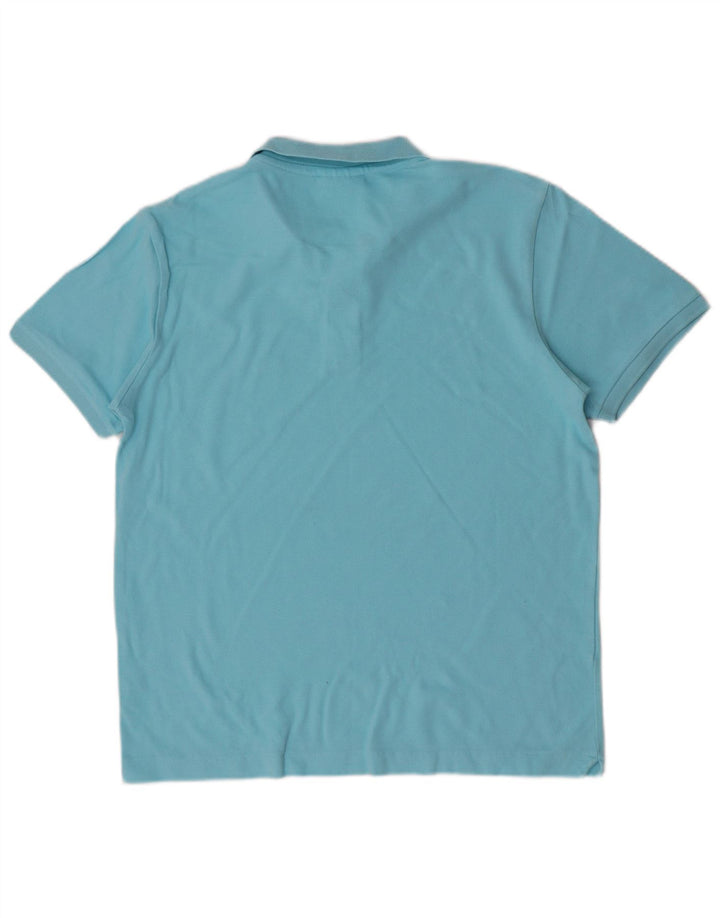Camisa polo masculina Lacoste Classic Fit tamanho 5 grande azul