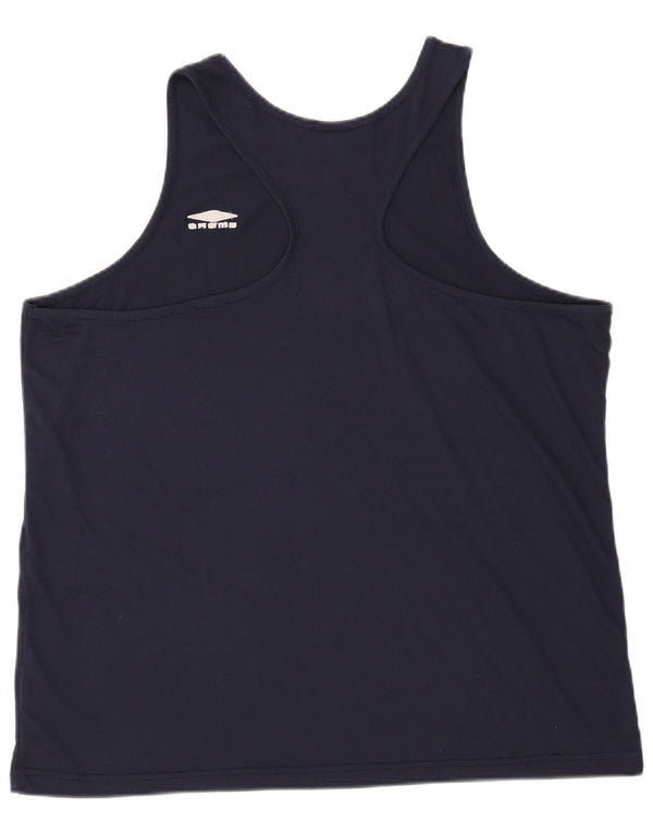 Colete masculino Umbro Top 2XL poliéster azul marinho
