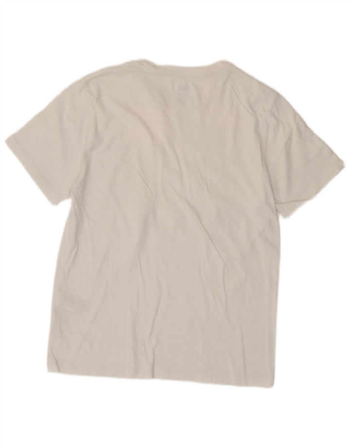 Camiseta masculina padrão Levi's top pequeno algodão branco