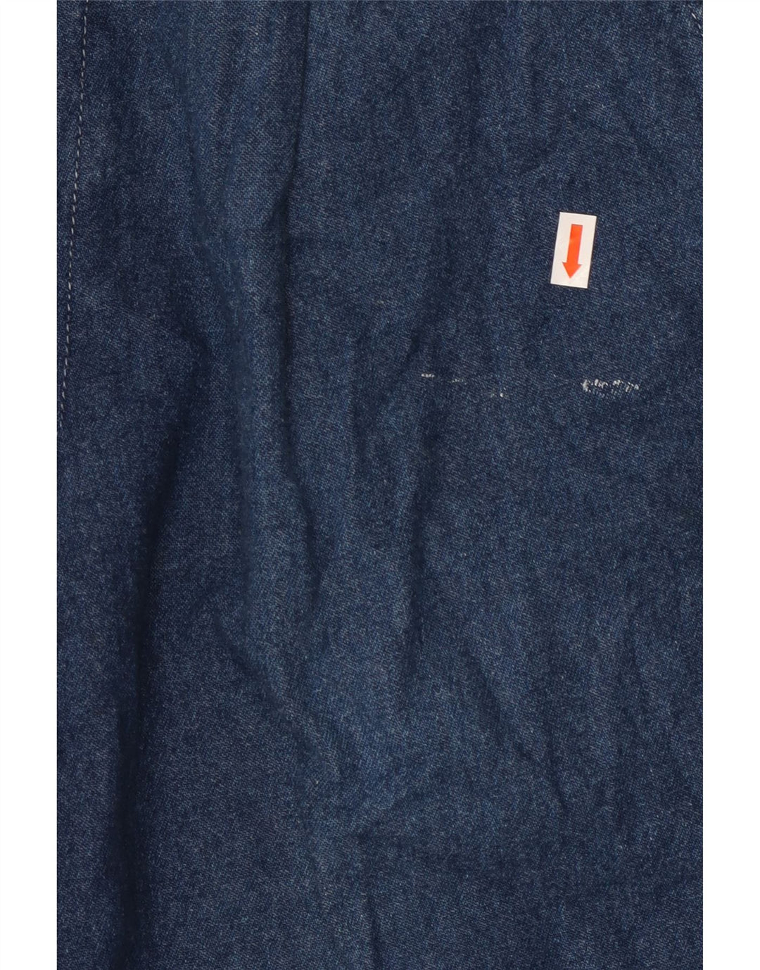 Mash Mens Straight Jeans W32 L32 Azul Marinho Algodão