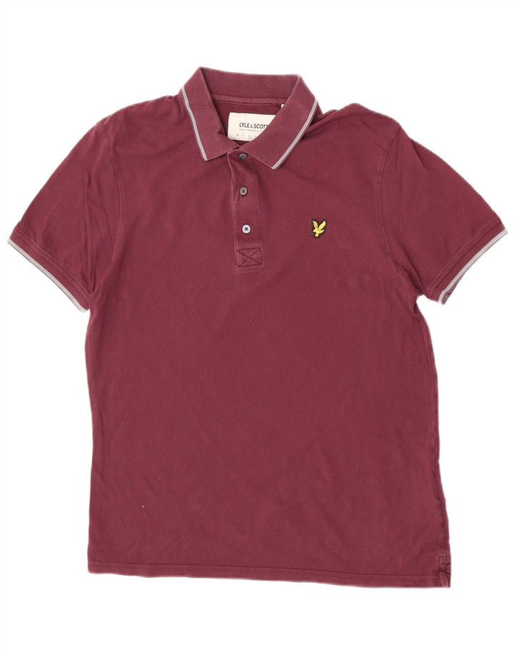 Camisa polo masculina Lyle & Scott médio marrom algodão