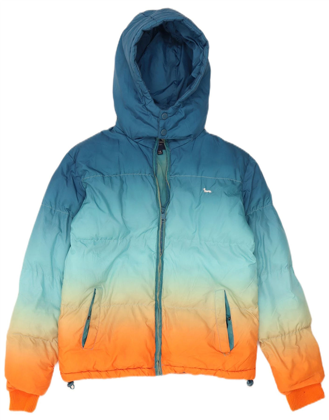Jaqueta acolchoada para meninos Harmont & Blaine 13-14 anos tie-dye multicolorida