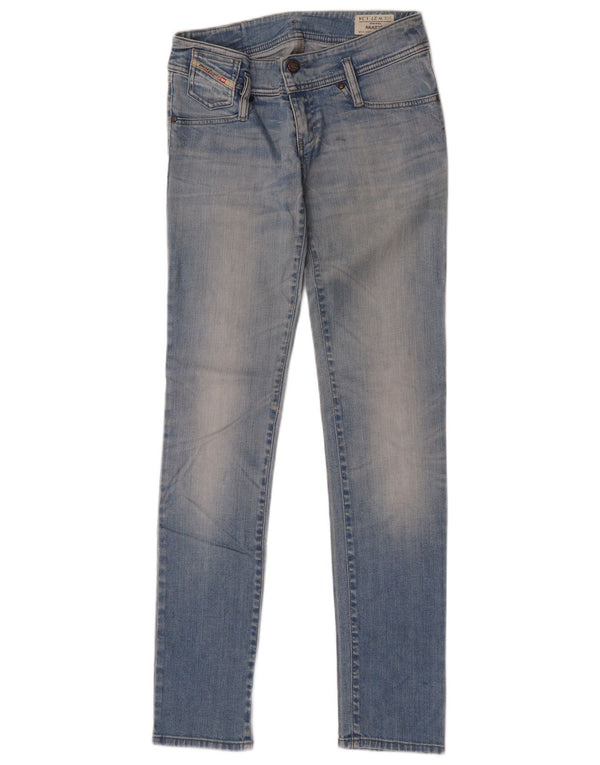 Diesel Feminino Matic Skinny Jeans W27 L34 Azul Algodão