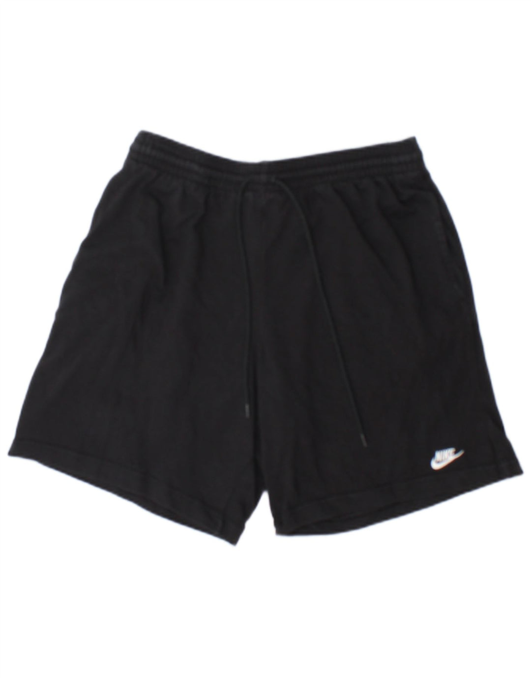 Shorts esportivos masculinos Nike médio algodão preto