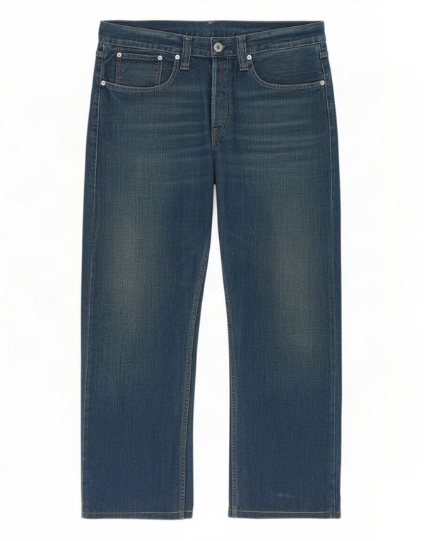 Replay Calça Jeans Reta Masculina W38 L29 Azul