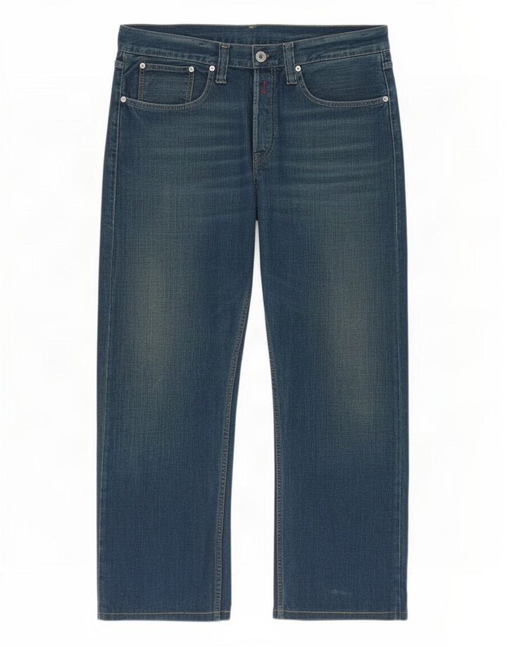 Replay Calça Jeans Reta Masculina W38 L29 Azul