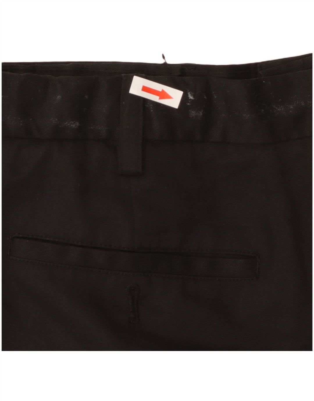 Izod Mens Chino Shorts W38 XL Poliéster Preto